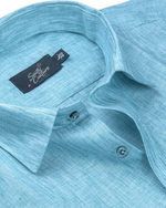 Cotton Linen Sky Gray Colour Shirt for Men