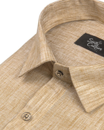 Linen Cotton Bright Fone Color Shirt for Men