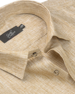 Linen Cotton Bright Fone Color Shirt for Men