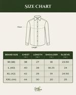 Linen Stripe Gray with White Men Shirt