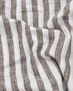 Linen White With Dusty Colour Patta Print Shirt For Men