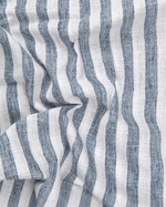 Linen White With Light Grey Colour Patta Print Shirt For Men
