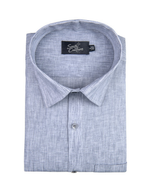 Cotton Linen Sky Blue Colour Shirt for Men