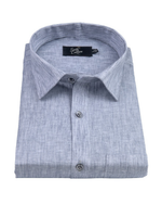 Cotton Linen Sky Blue Colour Shirt for Men