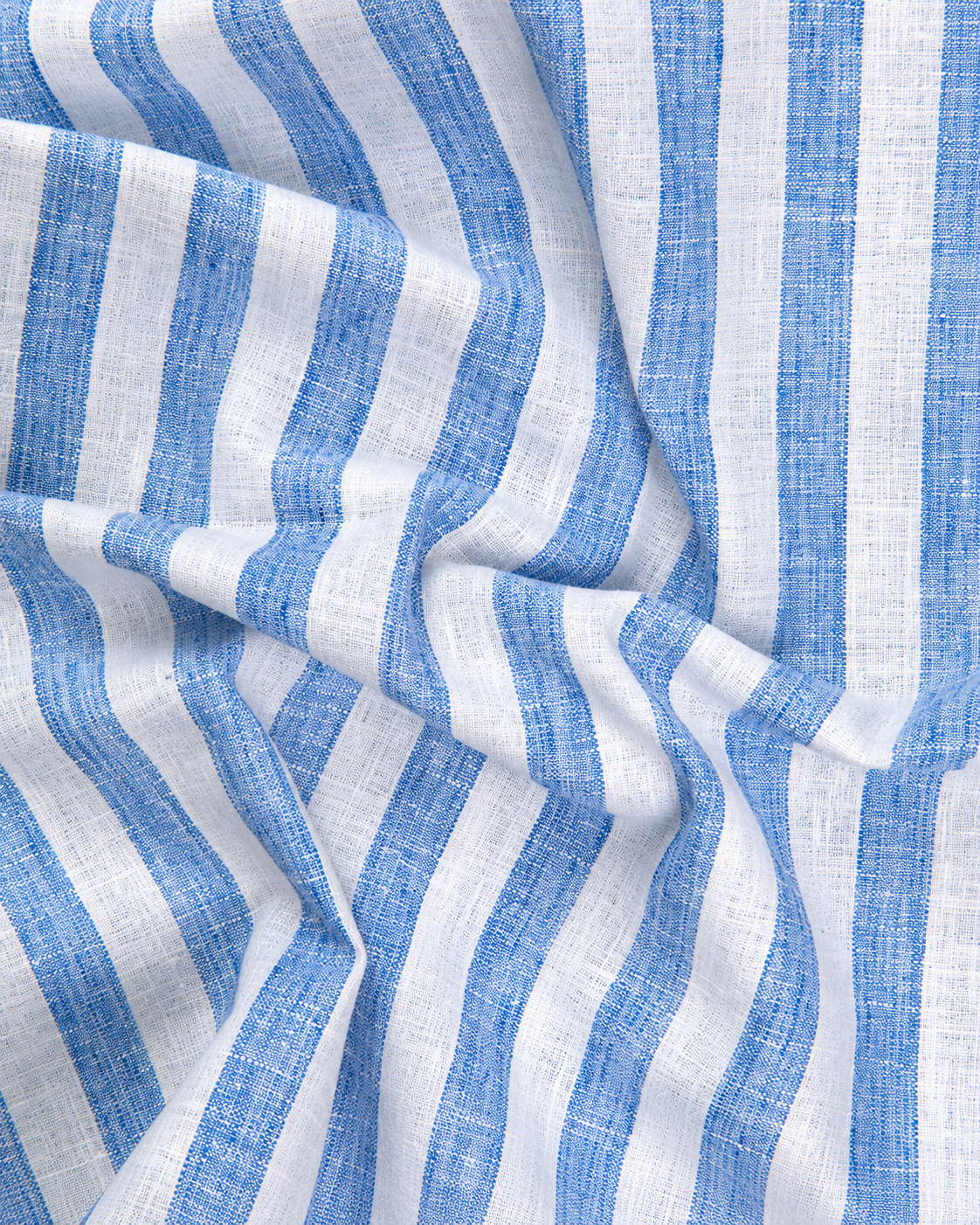 Linen White With Sky Blue Colour Shirt For Men
